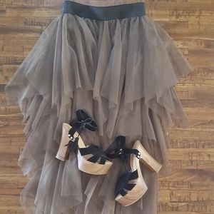Free People Tulle Skirt